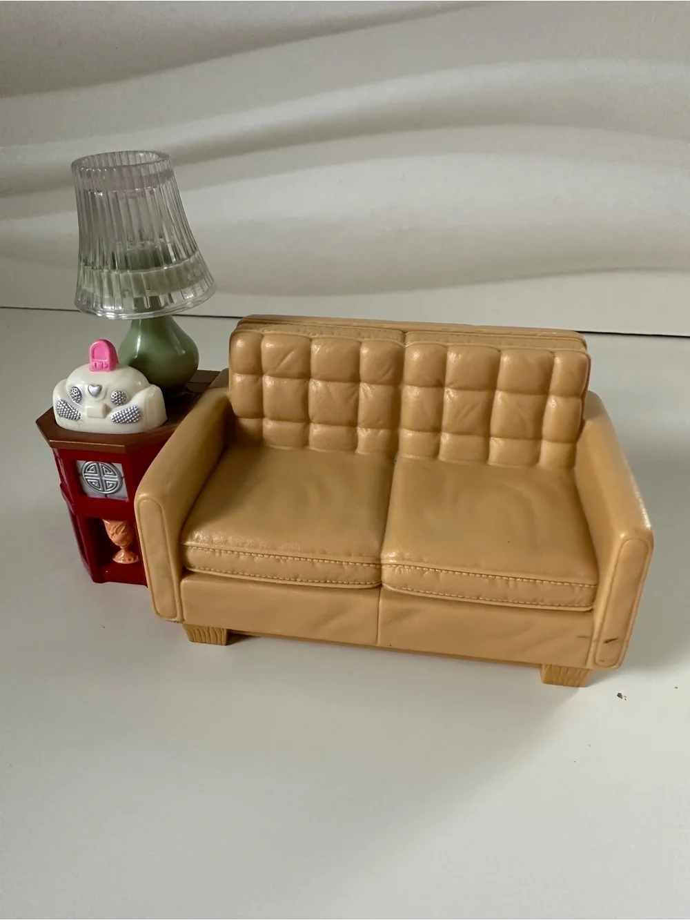 Fisher-Price Loving Family Doll House Sofa Couch Lamp Lights Sound Music 2009